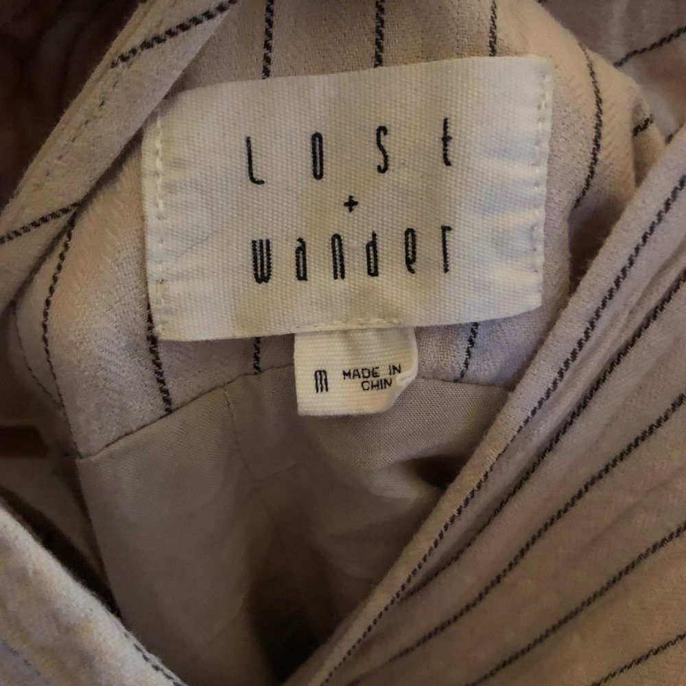 Boho Stripe Jumpsuit - Picture 2 of 2
